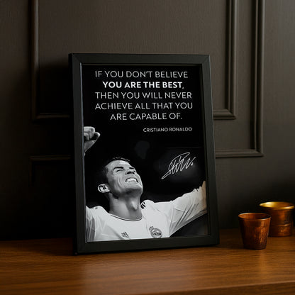 Cadre photo de Cristiano Ronaldo CR7 Madrid