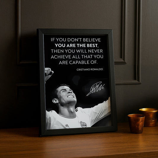 Cadre photo de Cristiano Ronaldo CR7 Madrid