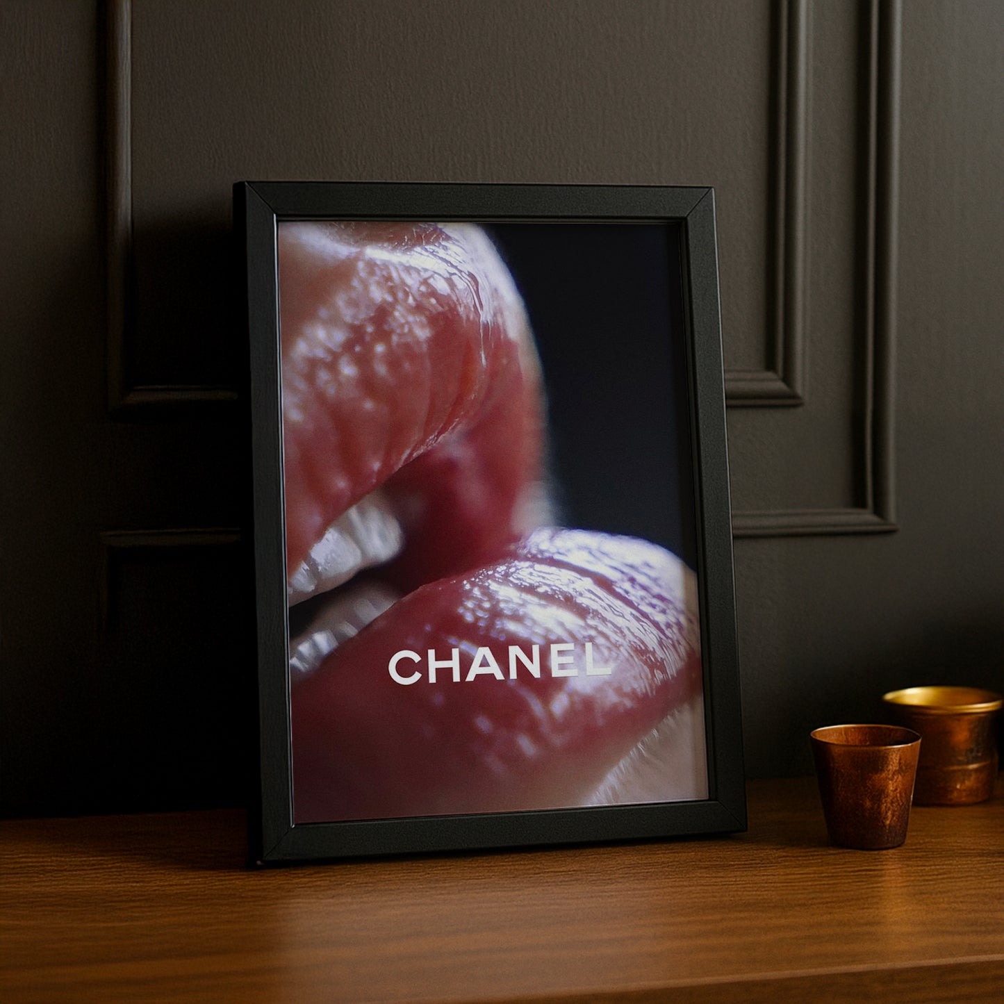 Poster Photo Chanel - Red Lips