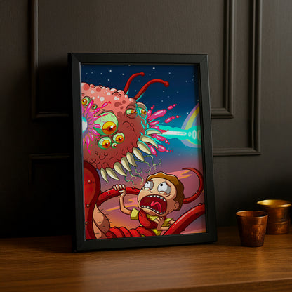 Cadre photo de Rick et Morty