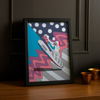 Cadre photo Nike Air Max Illustration