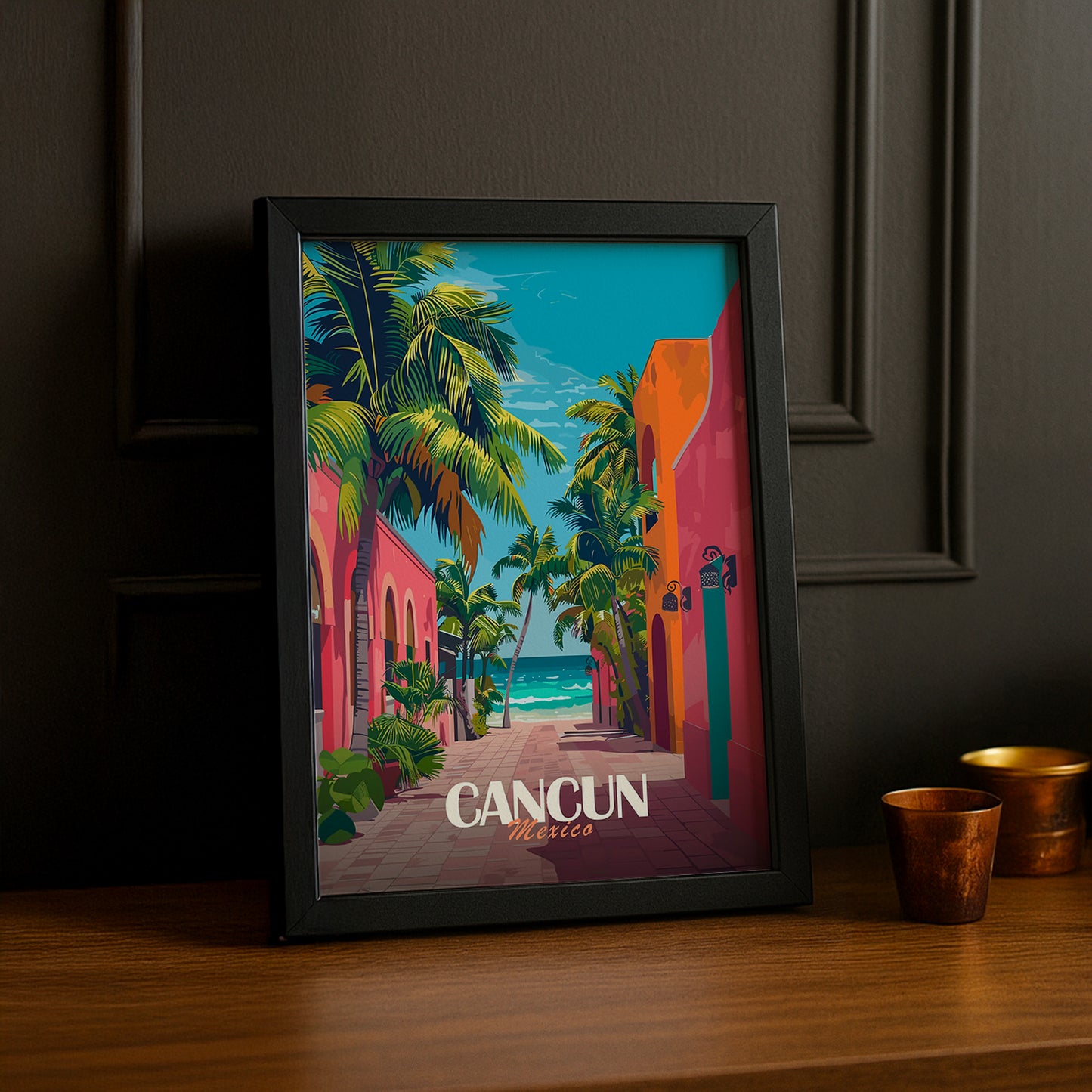 Cadre photo Cancun Mexico