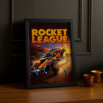 Cadre Photo Rocket League - Orange