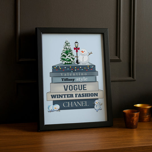 Cadre photo Mode - Livres Xmas