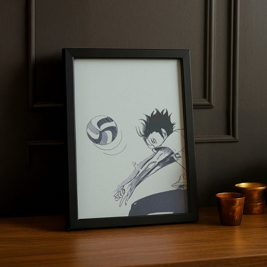 Cadre photo Volley-Ball - Haikyu Nishinoya Défense