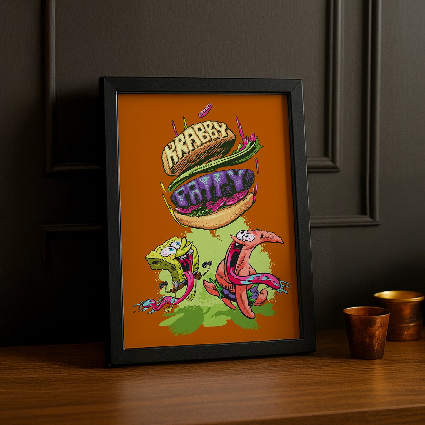 Cadre Photo Bob L'Éponge - Krabby Patty