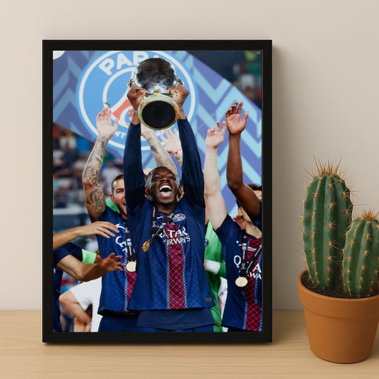 Poster d'Ousmane Dembélé Paris Saint-Germain