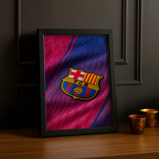 Cadre photo - Maillot FC Barcelone Domicile 25-26