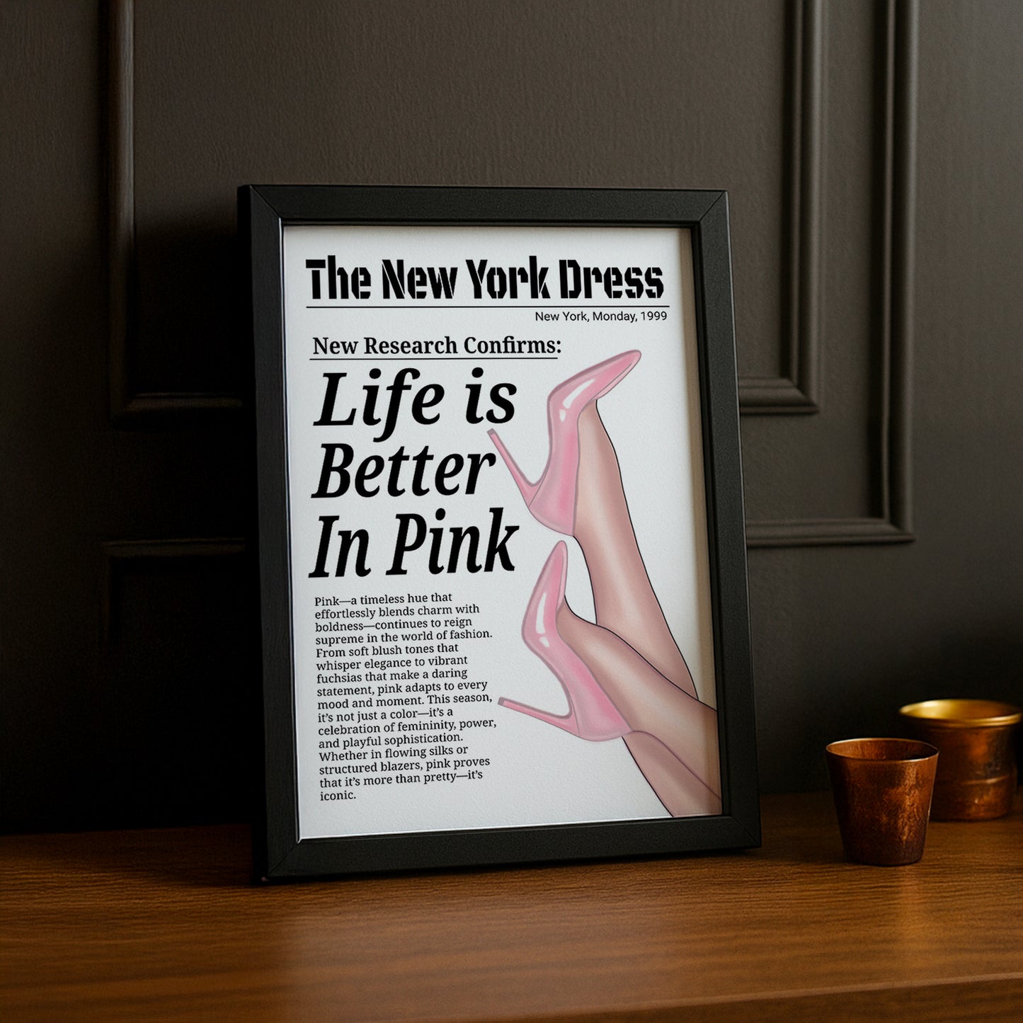 Cadre photo Mode - The New York Dress