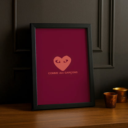 Cadre photo Comme des garçons