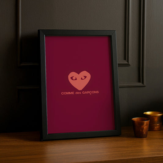 Cadre photo Comme des garçons
