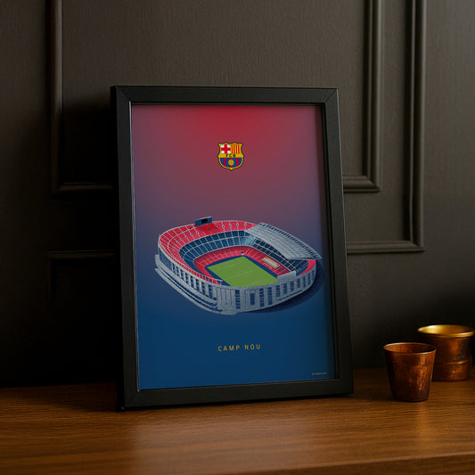 Cadre Photo FC Barcelone - Camp Nou