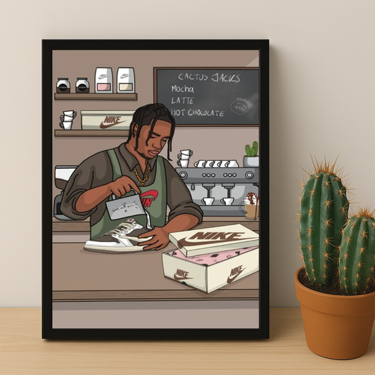 Poster Nike Travis Scott Draw
