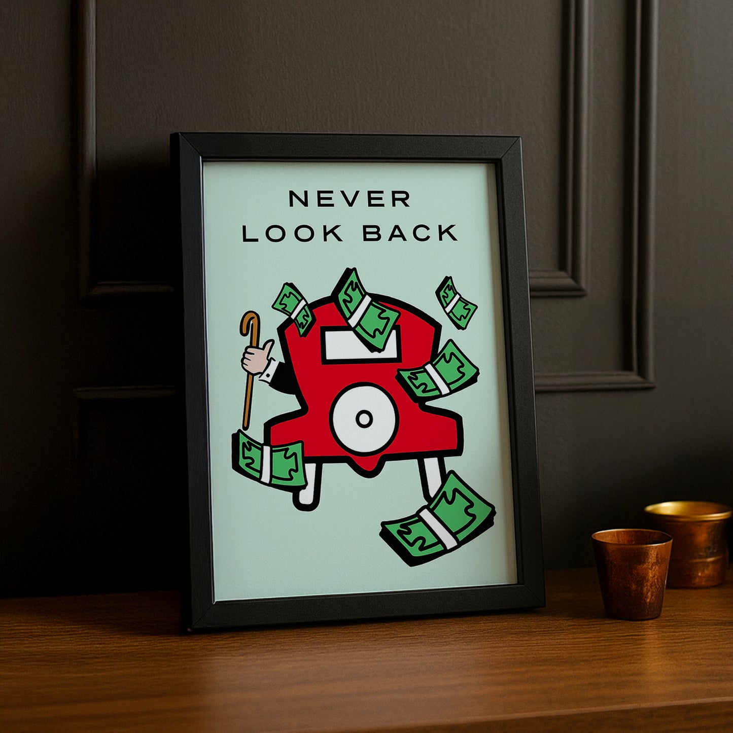Monopoly Never look back - Cadre photo