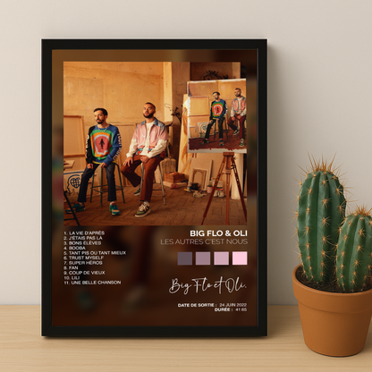 Cadre photo Album - Les autres c'est nous de BigFlo et Oli