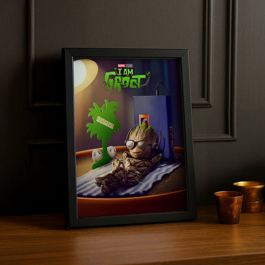 Cadre photo I am Groot Marvel