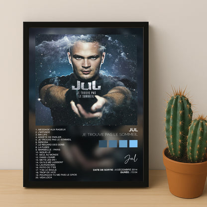 Poster Jul - Album Je trouve pas le sommeil