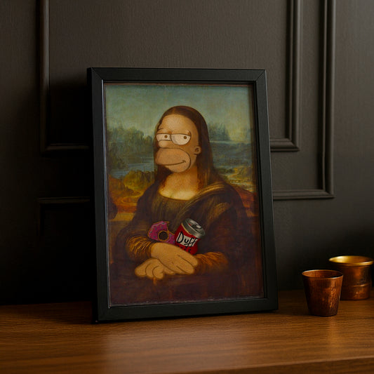 Cadre Photo Mona Lisa - Homer Simpson
