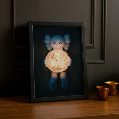 Poster Kaws - Companion Lune