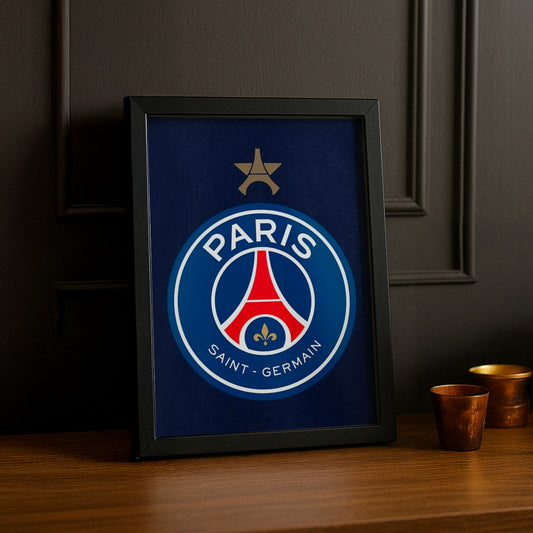 Cadre photo Paris Saint-Germain logo étoilée