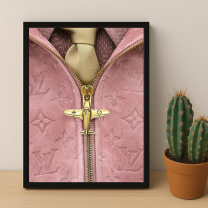 Cadre photo Louis Vuitton rose