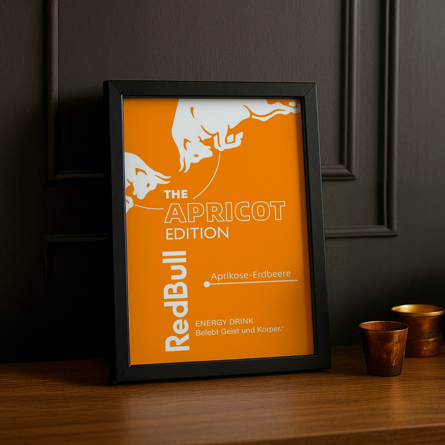 Cadre Photo Redbull - Abricot-fraise