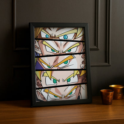 Poster Dragon Ball Z - Eyes Super Saiyans