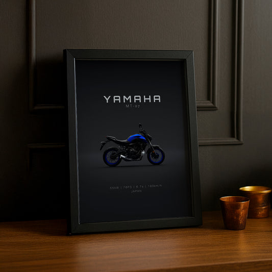 Cadre Photo Moto - Yamaha MT-07