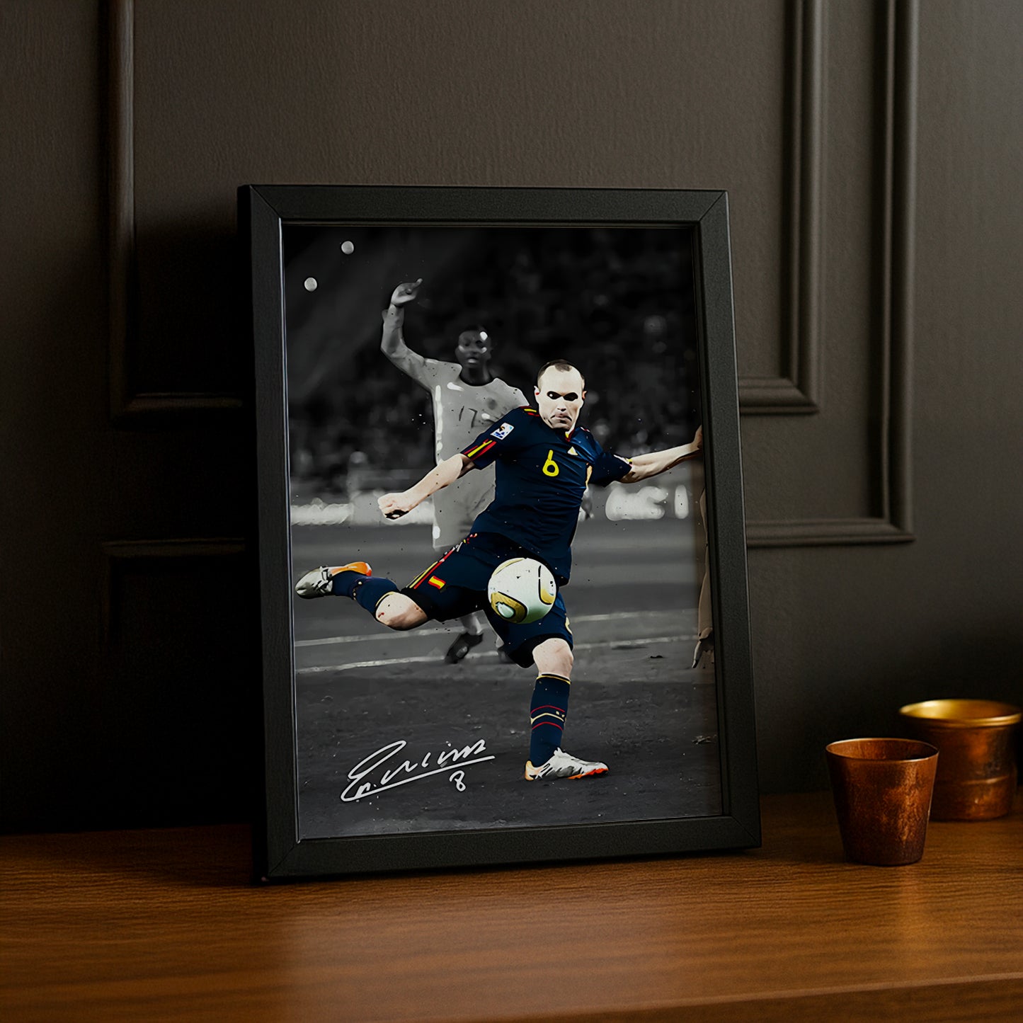 Cadre photo de Andrés Iniesta