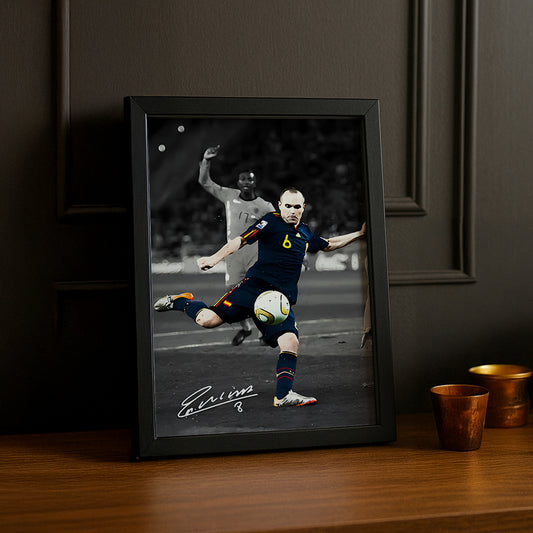 Cadre photo de Andrés Iniesta