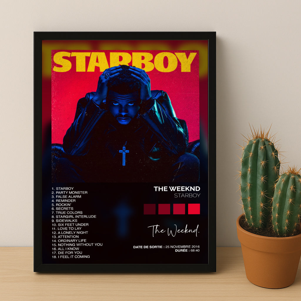 Poster The Weeknd - Album Starboy