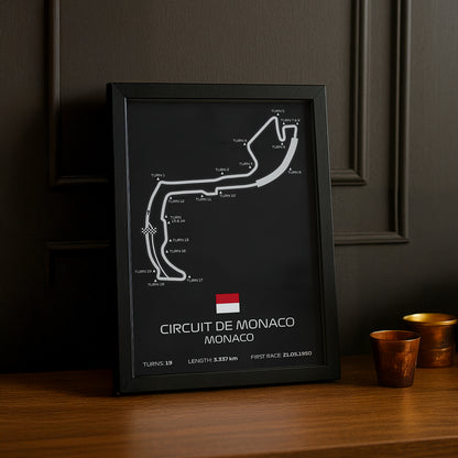 Cadre photo Circuit de Monaco