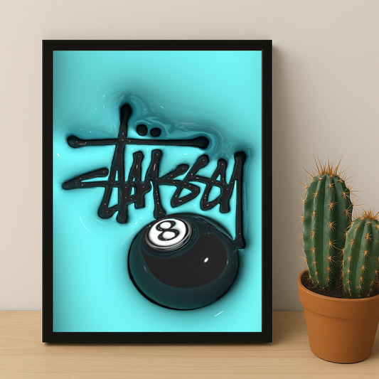 Cadre photo Stüssy - 3D Blue