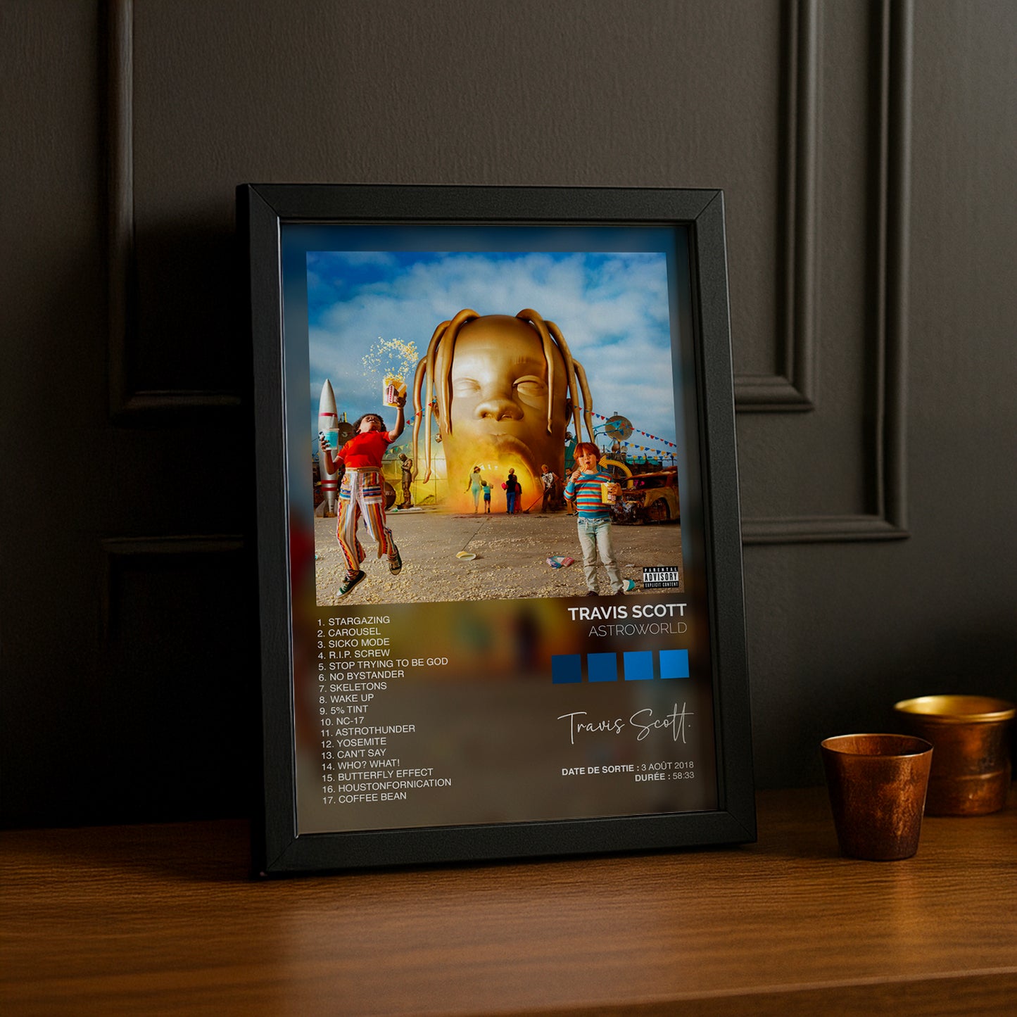 Poster Travis Scott - Album Astroworld