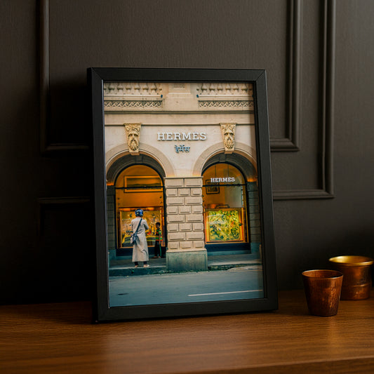 Cadre photo Hermès - Boutique Paris