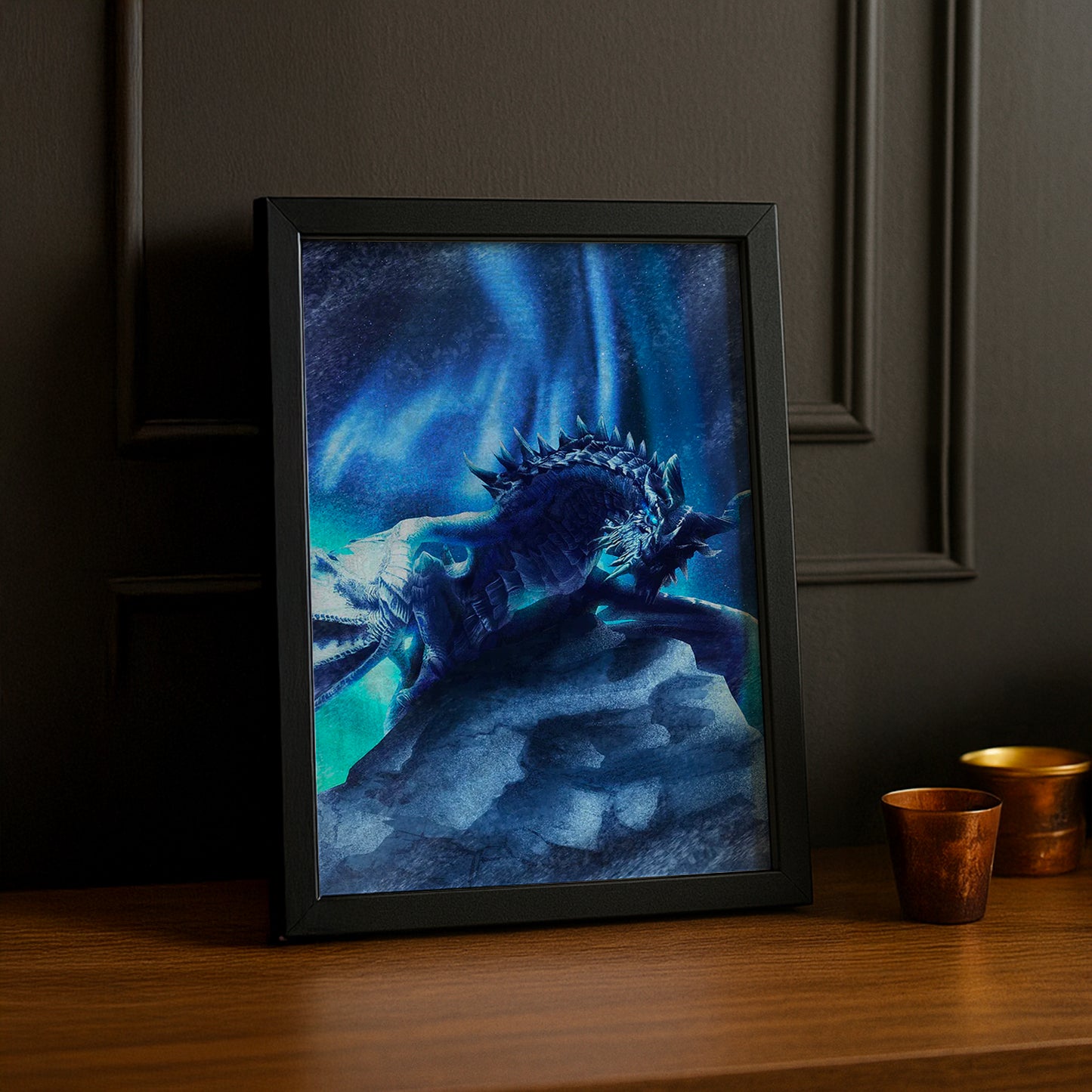 Cadre Photo Skyrim - Paarthurnax Illustration
