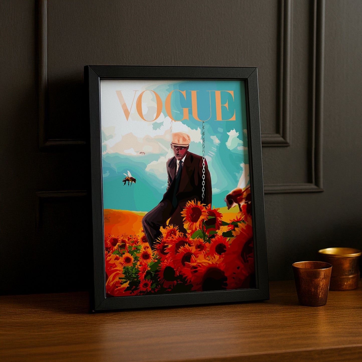 Poster Photo Vogue - Denzel Washington