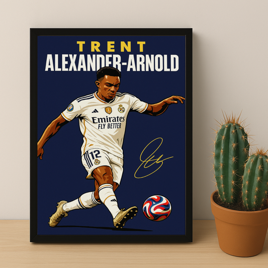 Cadre Photo Trent Alexander-Arnold Real Madrid – Affiche HD Encadrée Papier Premium