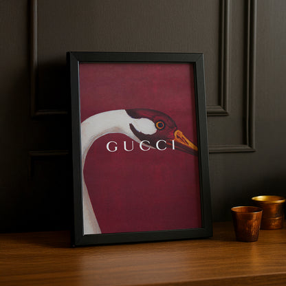 Cadre Photo Gucci - Autruche Bordeaux