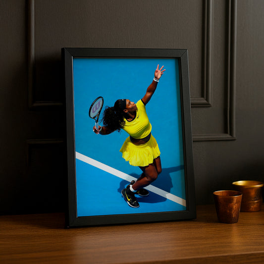 Cadre photo Tennis - Serena Williams Service