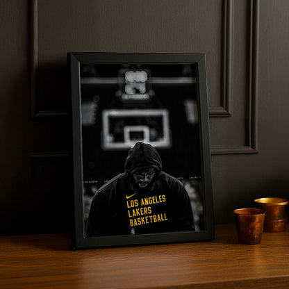 Cadre photo NBA - Lebron James Los Angeles Lakers
