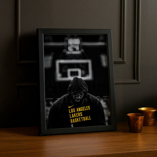 Cadre photo NBA - Lebron James Los Angeles Lakers