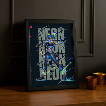 Cadre Photo Valorant - Neon