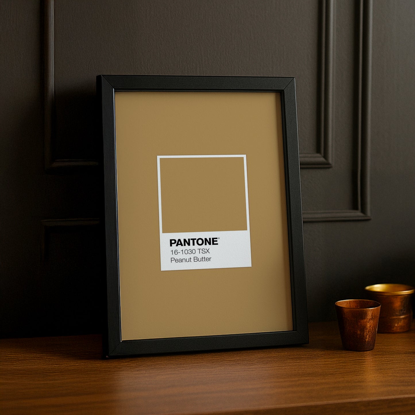 Cadre Photo Pantone Étiquette - Peanut Butter