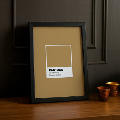 Cadre Photo Pantone Étiquette - Peanut Butter