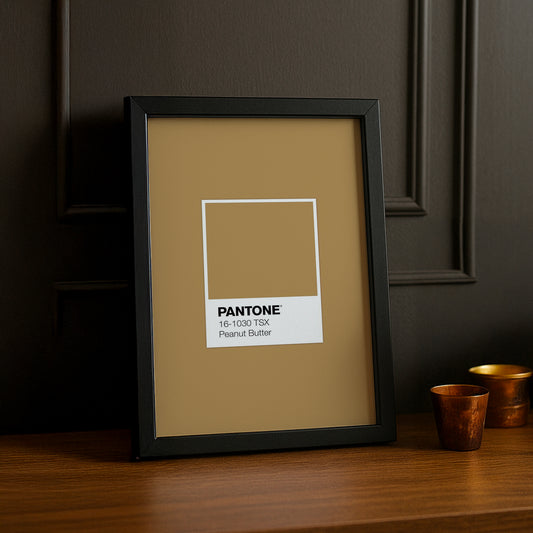 Cadre Photo Pantone Étiquette - Peanut Butter
