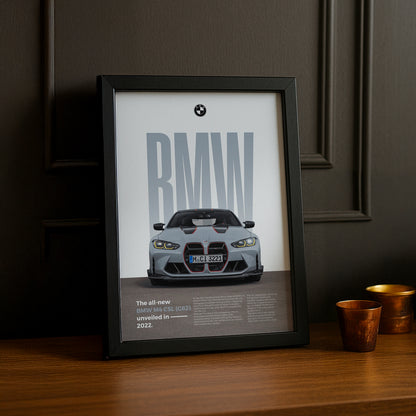 Poster Voitures - BMW M4 CSL G82
