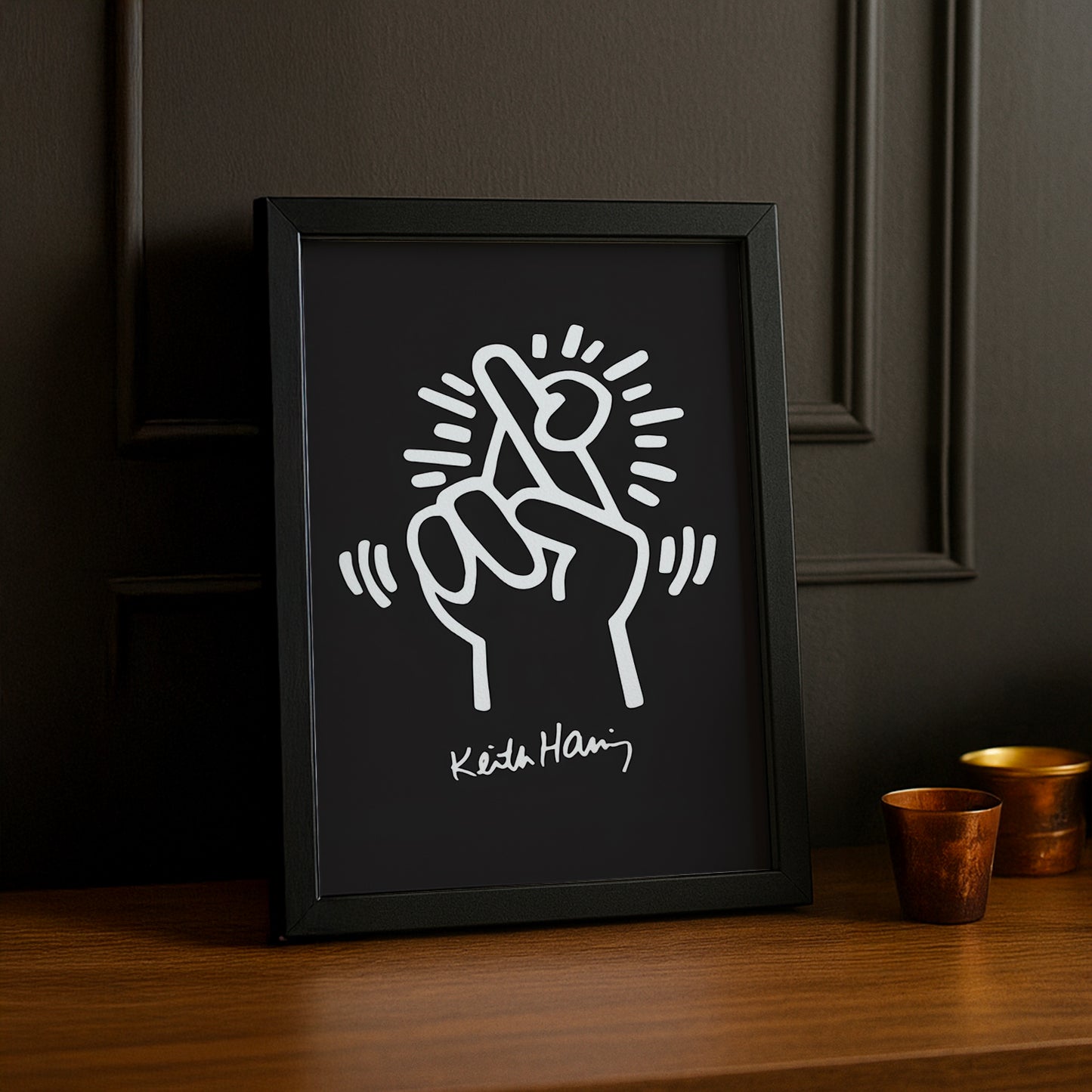 Cadre photo Keith Haring