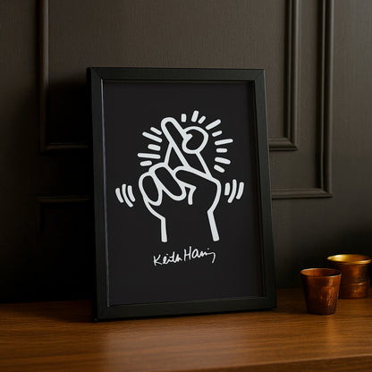 Cadre photo Keith Haring