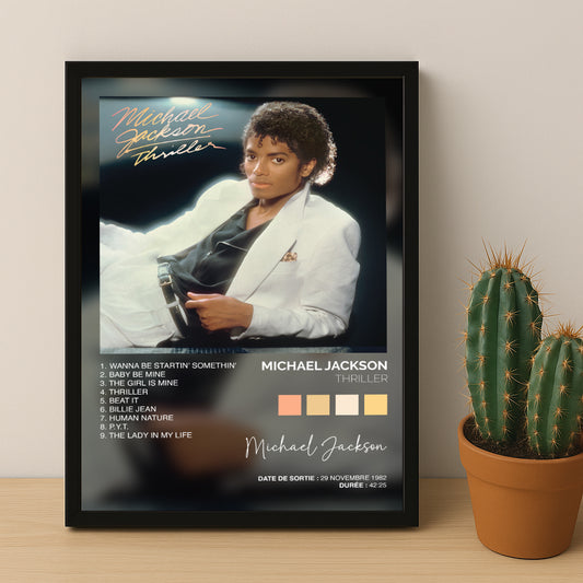 Poster Michael Jackson - Album Thriller